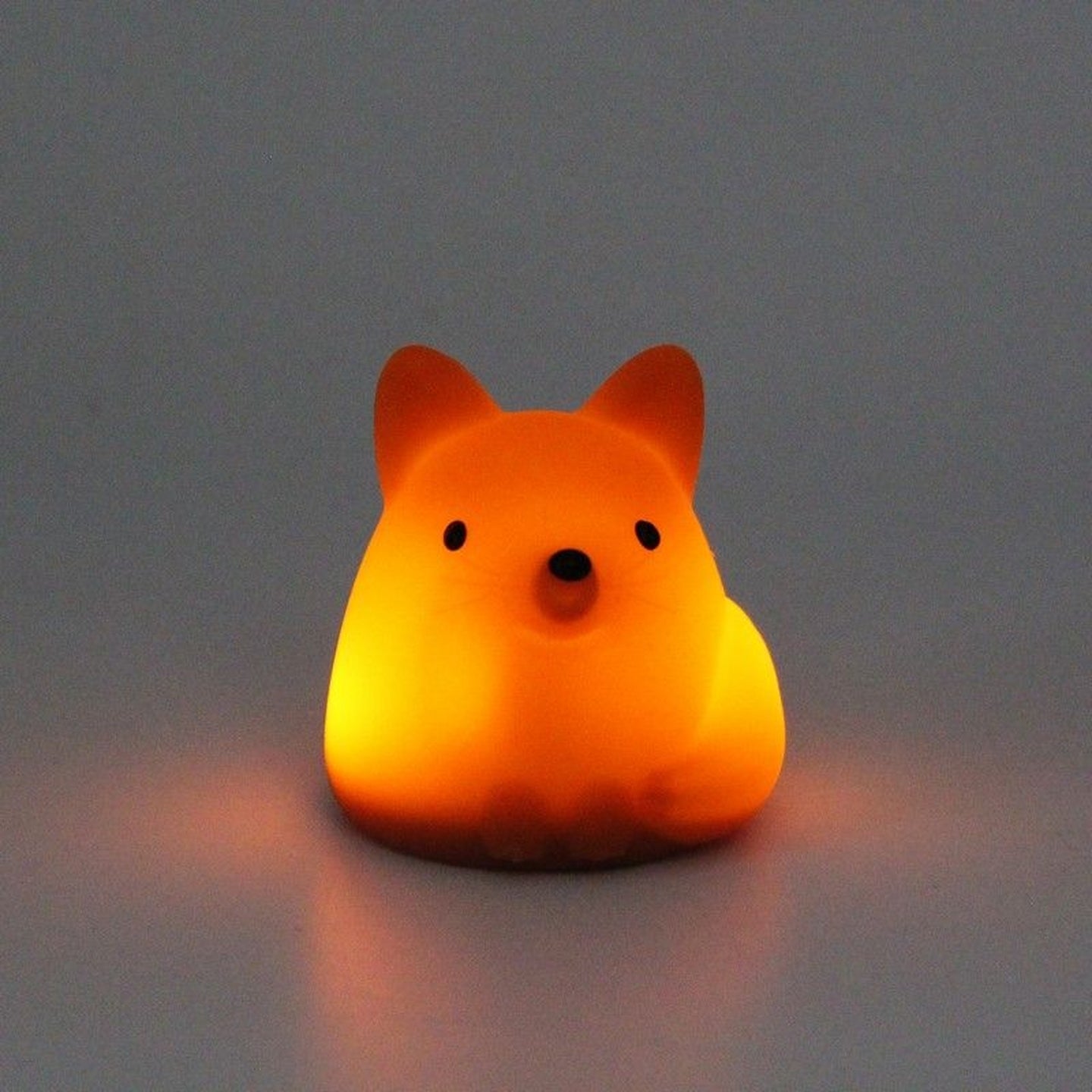 Mini veilleuse renard avec lumière douce et couleurs changeantes