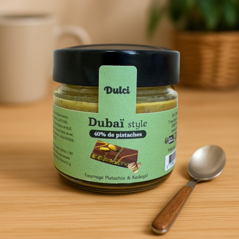 Dubai Style - Pistache, Chocolat blanc & Kadayif