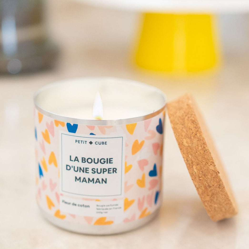 Bougie Fleur de Coton - La bougie d'une super maman