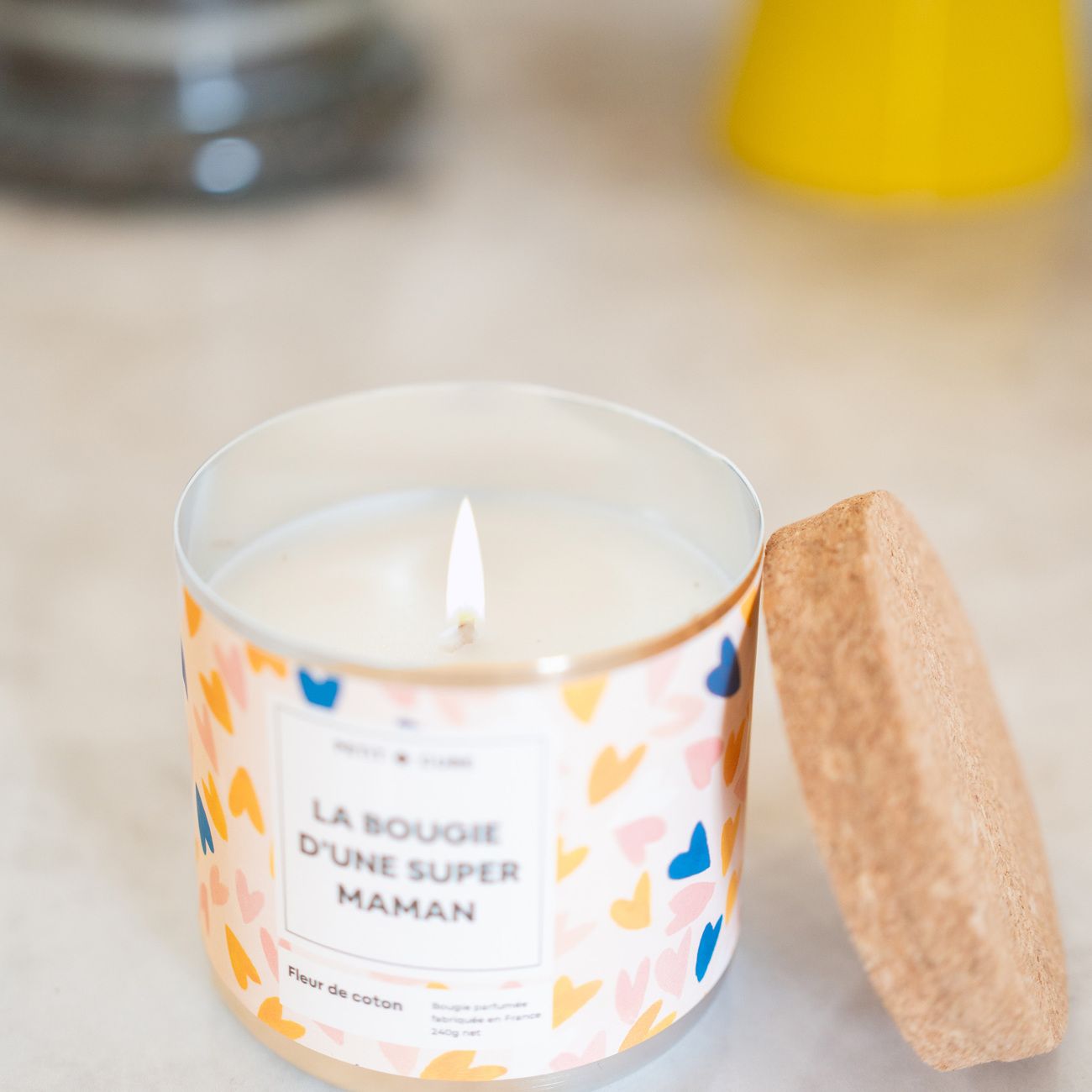 Bougie Fleur de Coton - La bougie d'une super maman