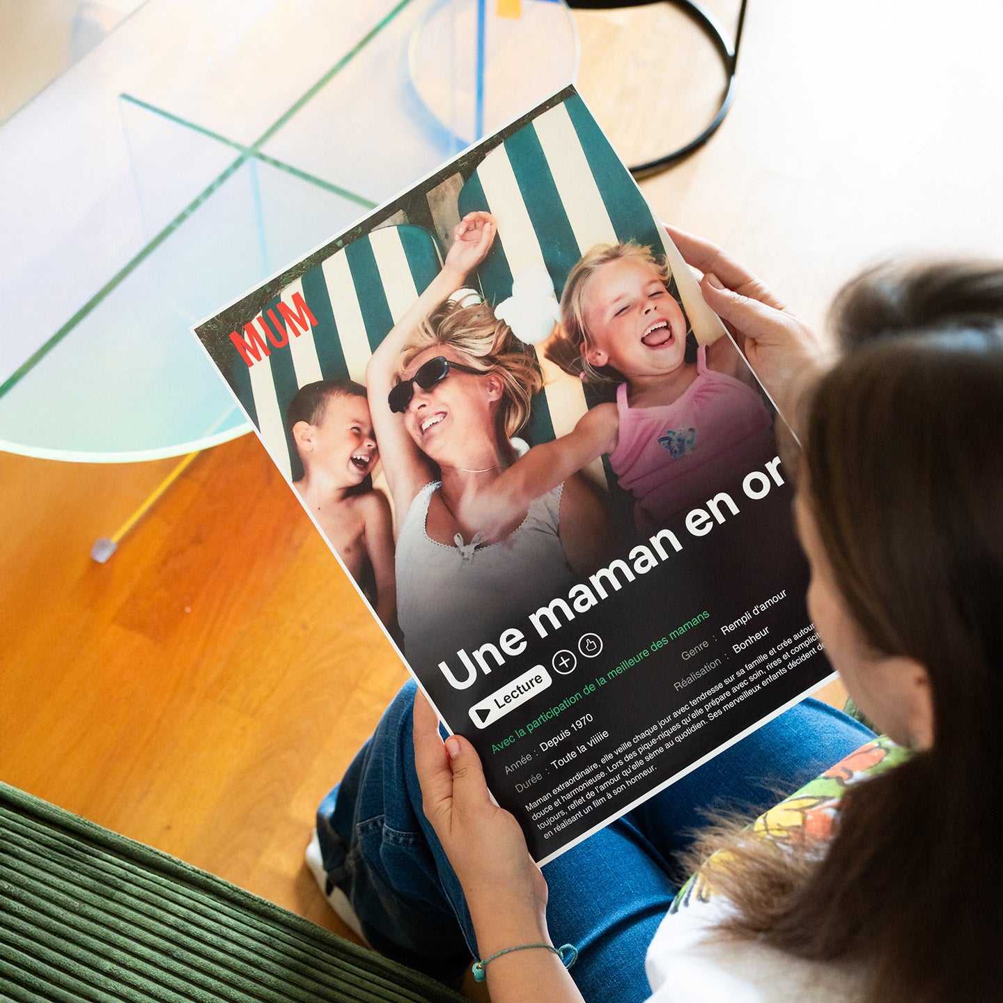 Affiche personnalisée avec design emblématique de film