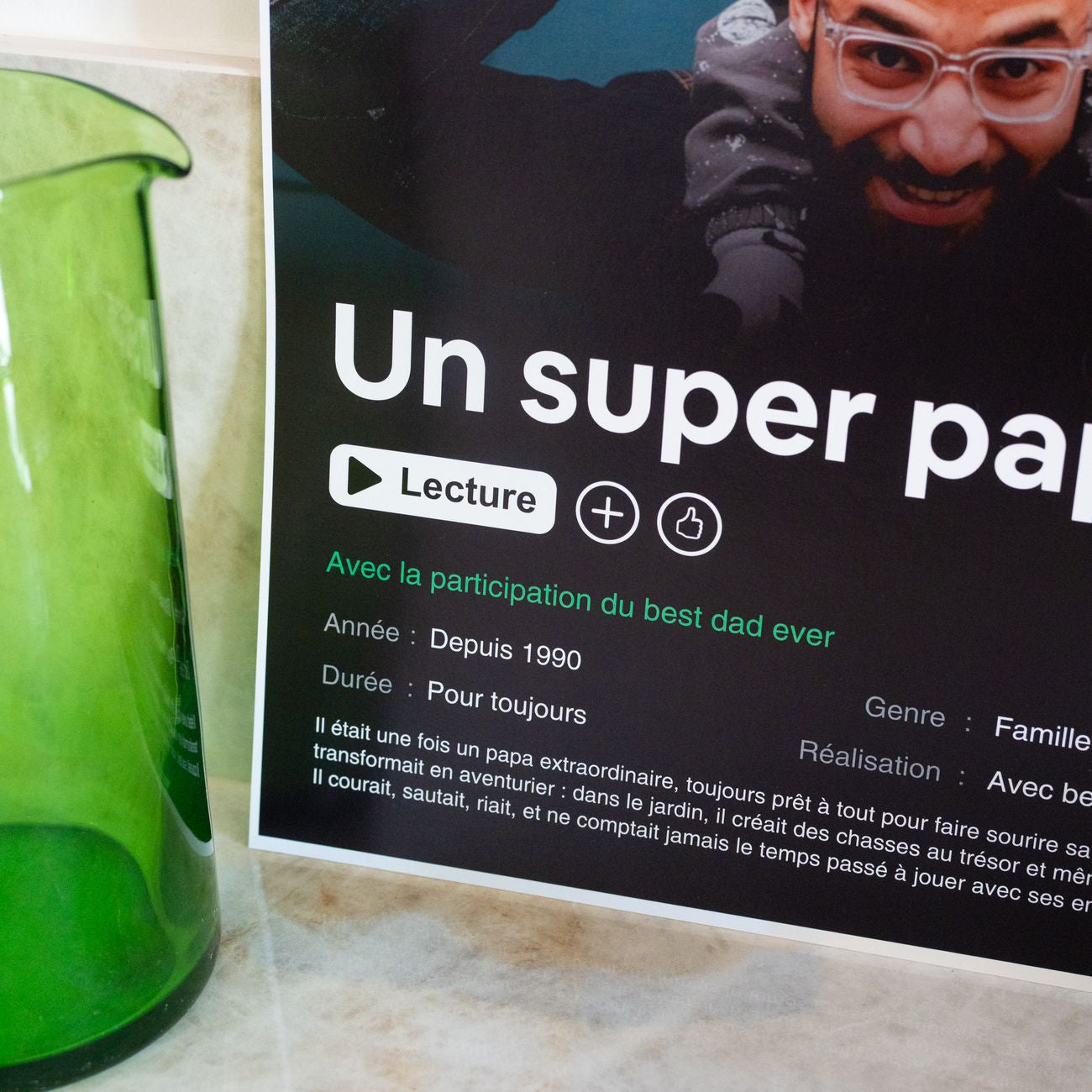 Affiche personnalisée avec design emblématique de film