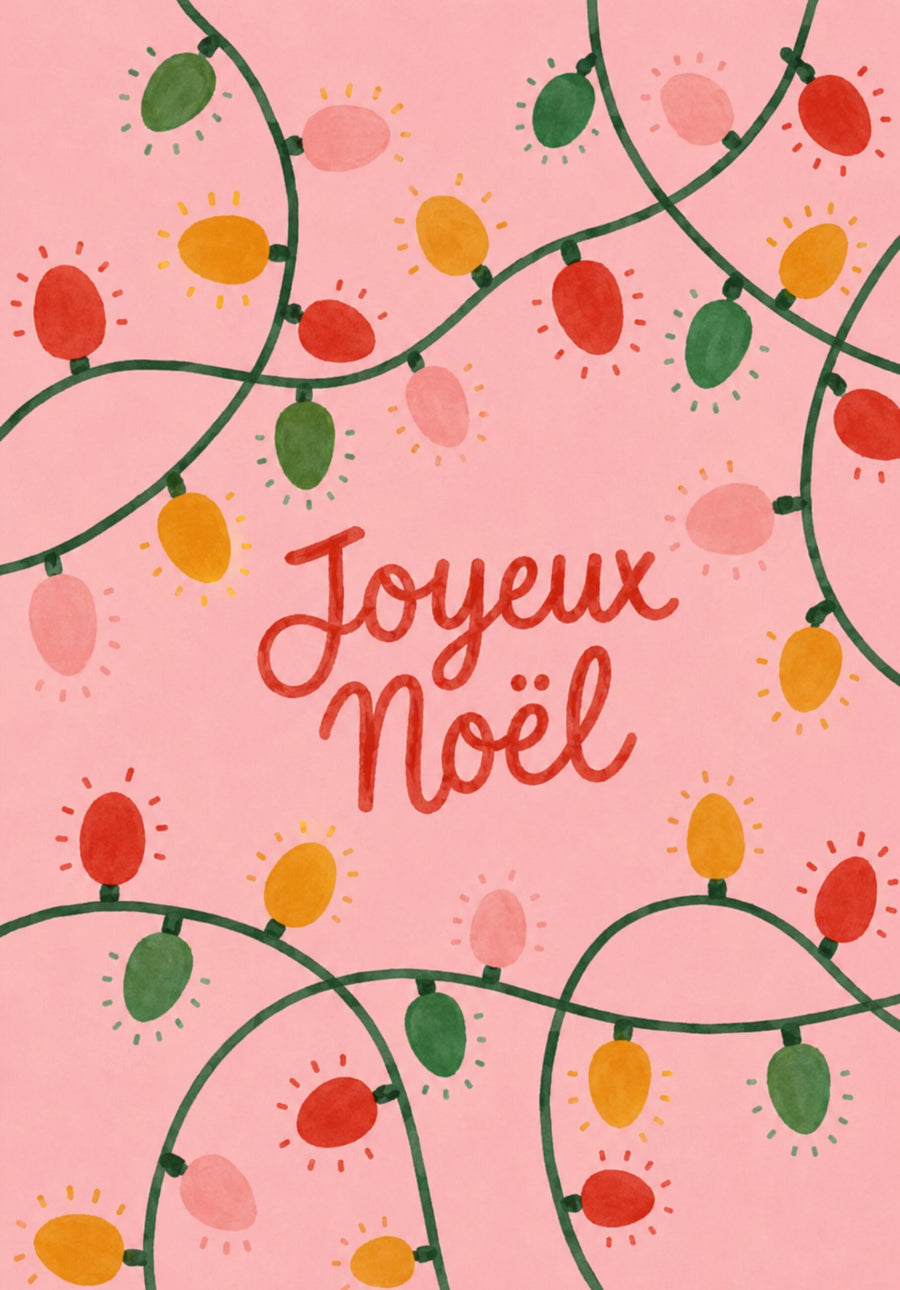 Carte humoristique de Noël avec chaussettes rouges et vide