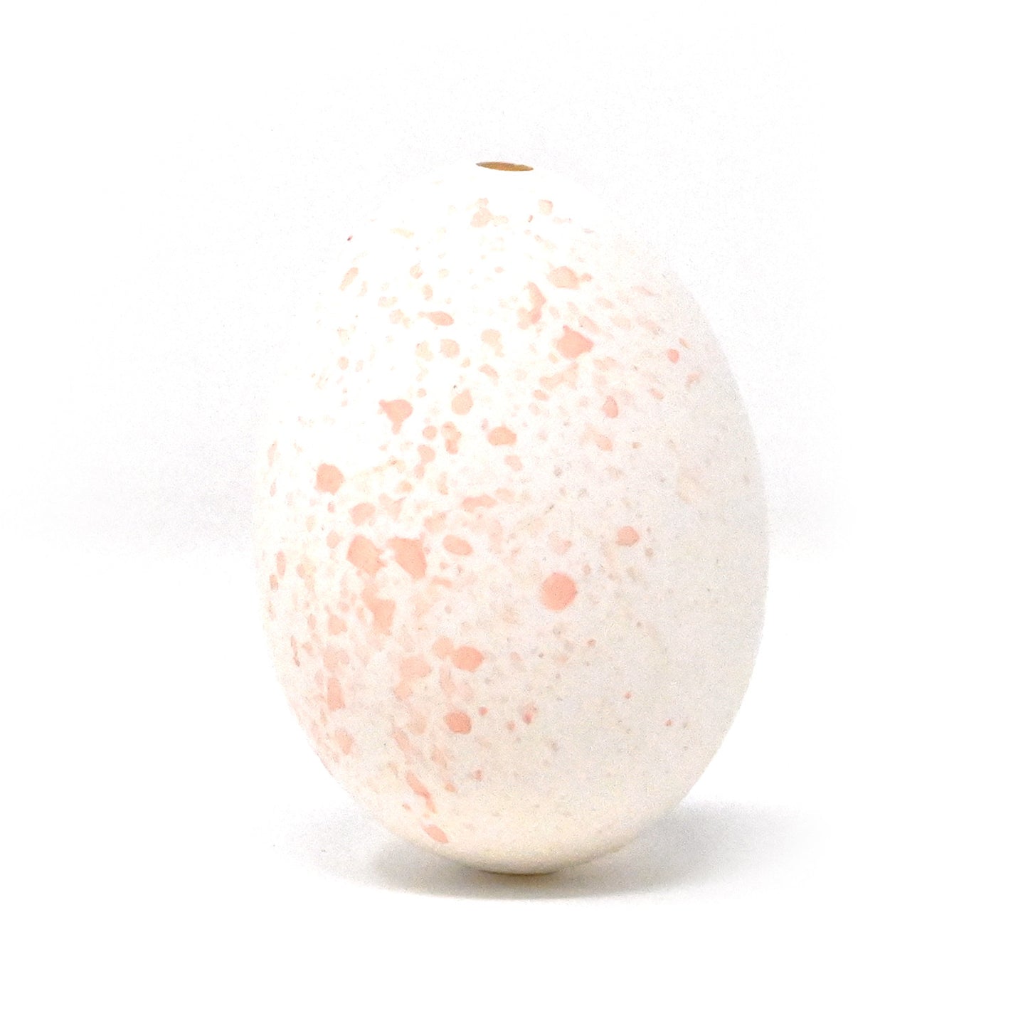 Oeuf à craquer avec message, vue de dessus sur la coquille