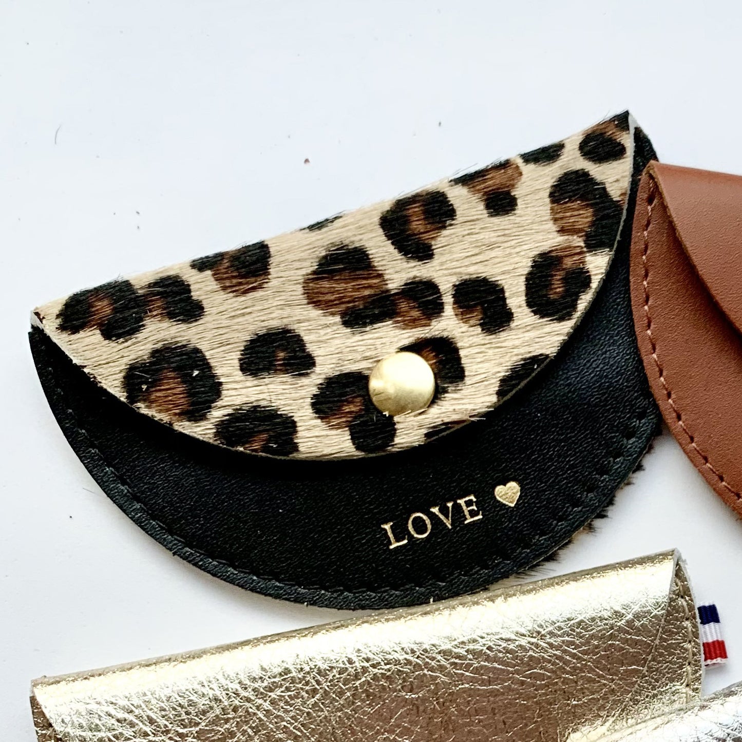 Monedero LOVE leopardo