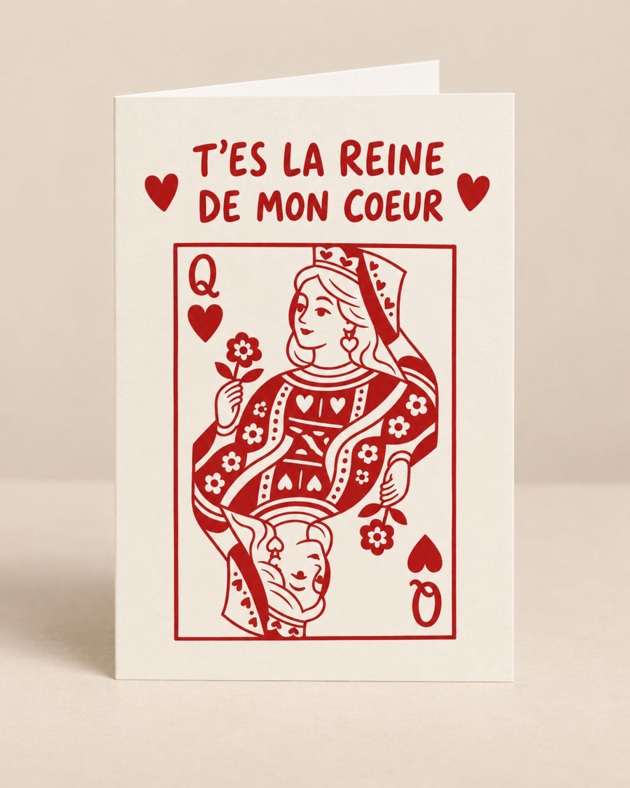 Carte personnalisée avec un design floral élégant