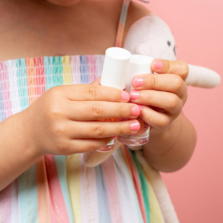 Pink child nail polish