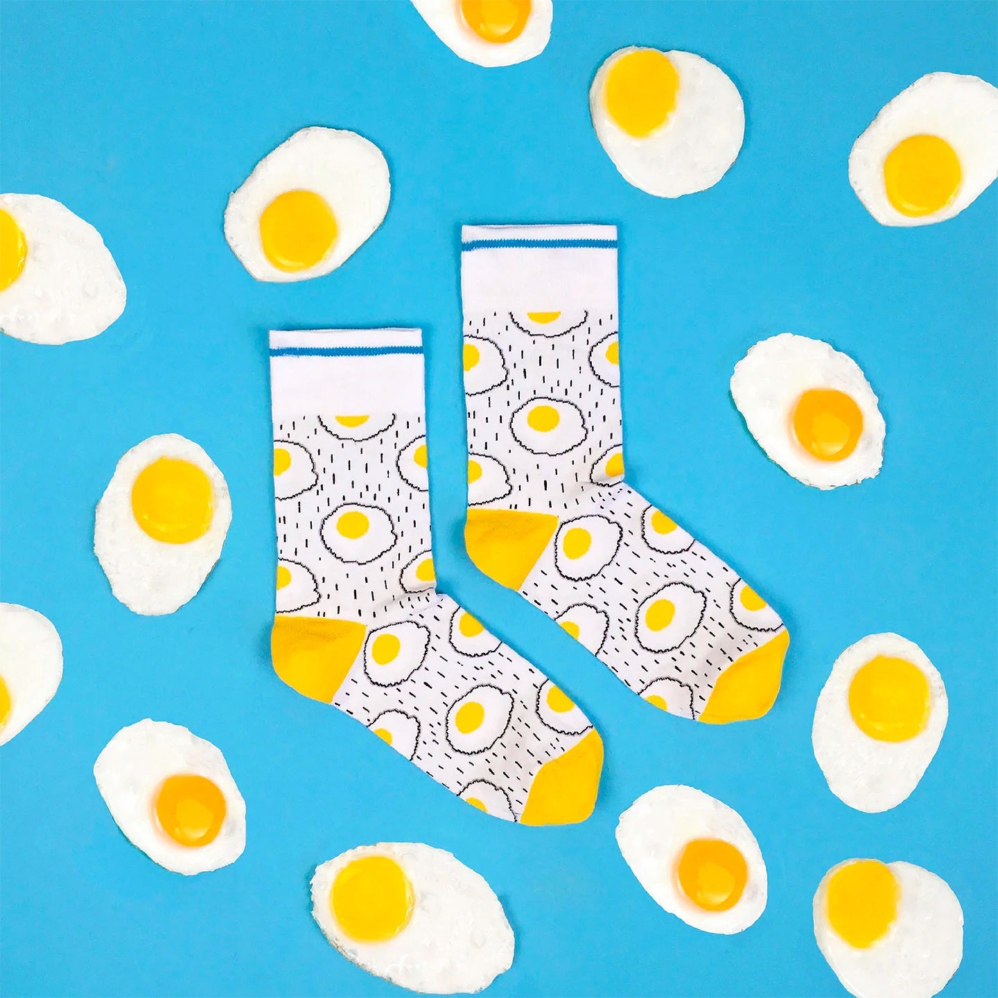 Chaussettes oeufs au plat ou sur le plat - Petit Cube