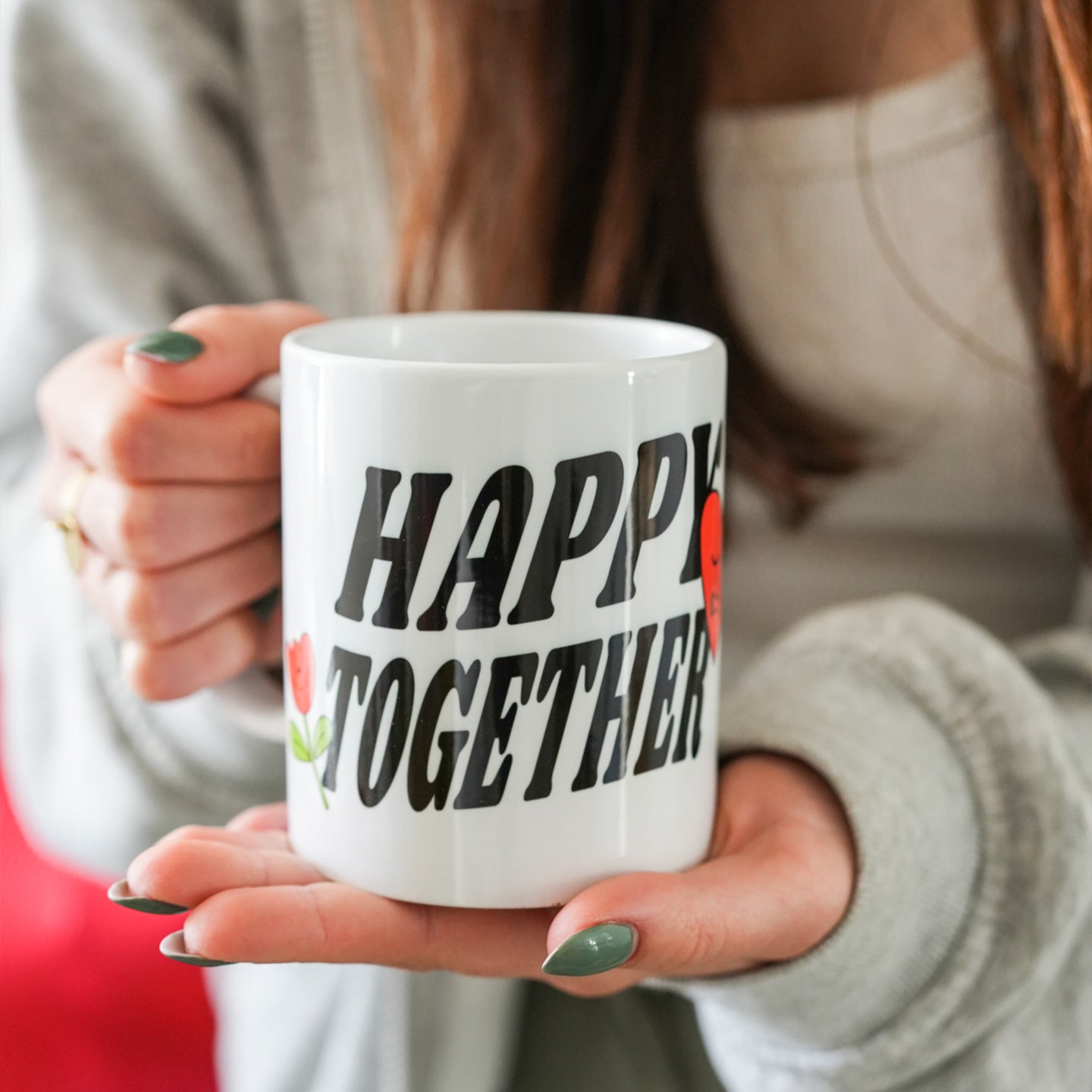 Un mug à message - petit cube - 2