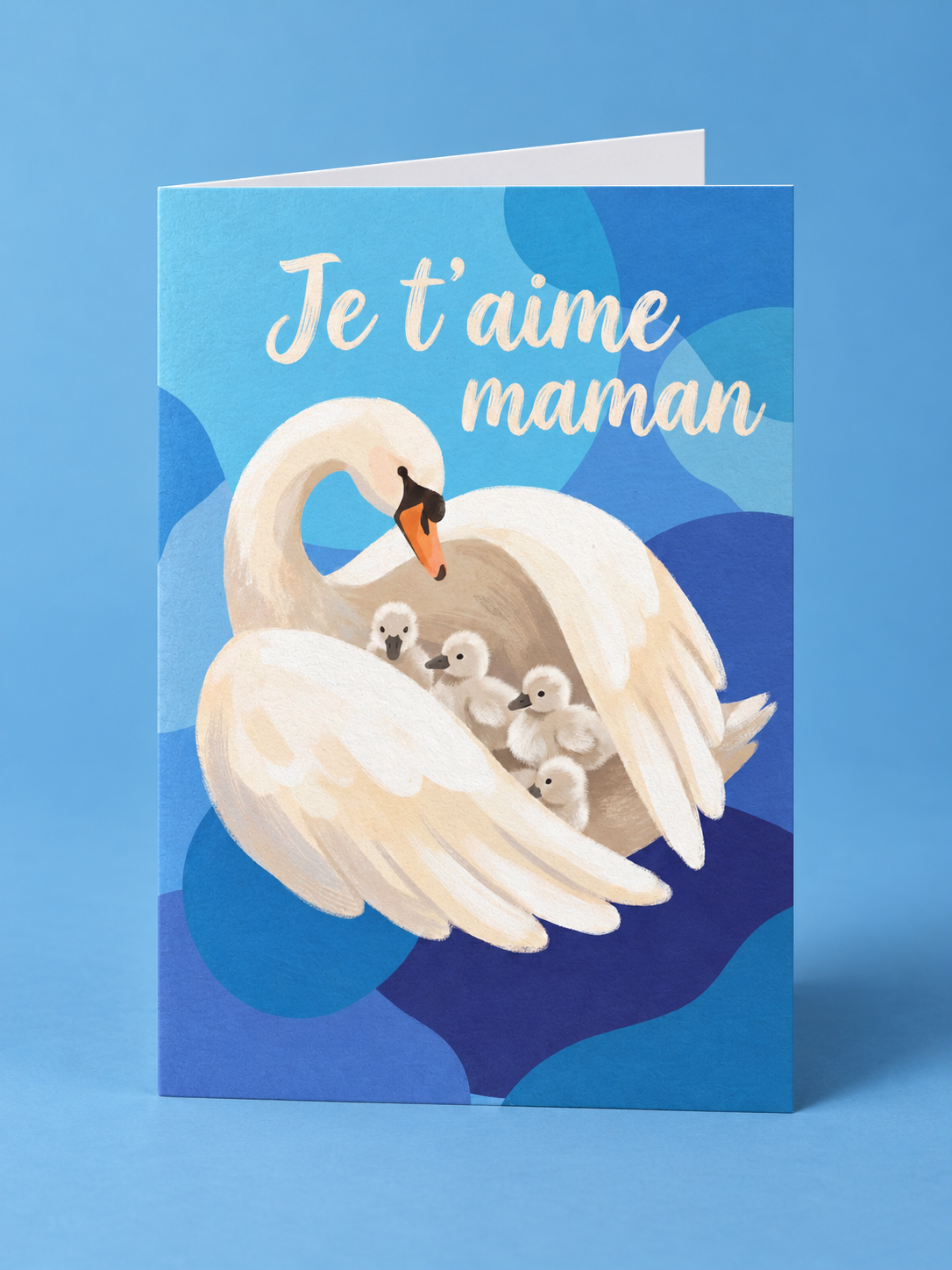 Carte personnalisée avec message tendre pour maman