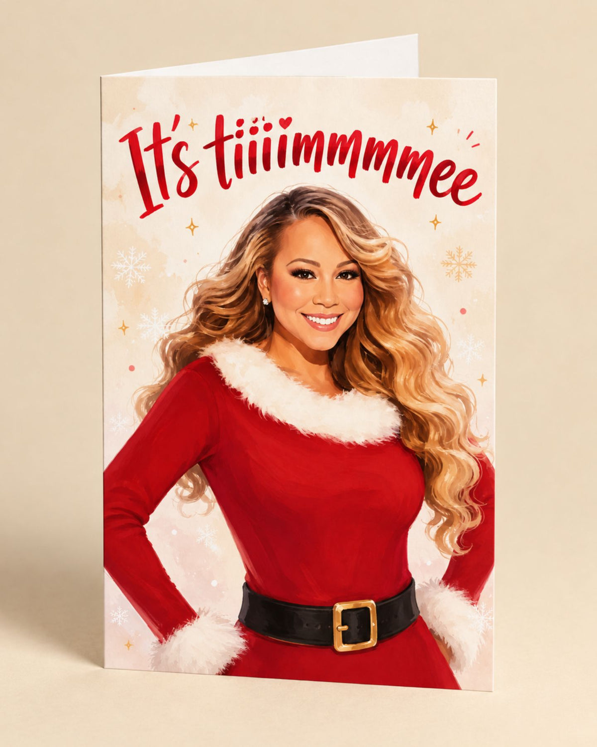 Carte personnalisée Mariah avec design moderne et élégant