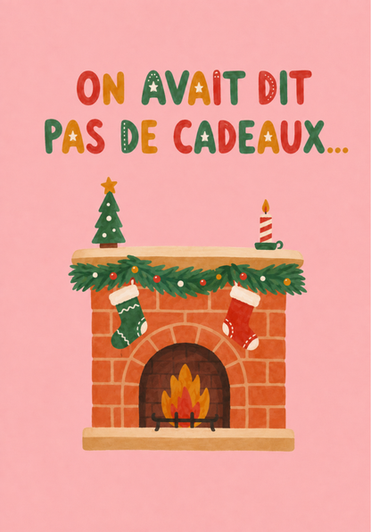 Carte personnalisée avec motif élégant et texte distinctif