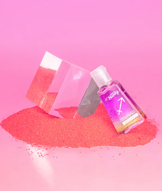 Gel pour les mains Sagittaire avec motif étoilé