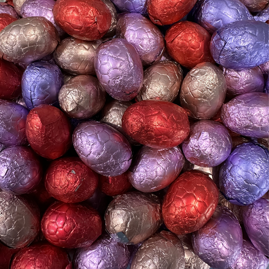 Oeufs en chocolat Révillon avec différentes textures et saveurs