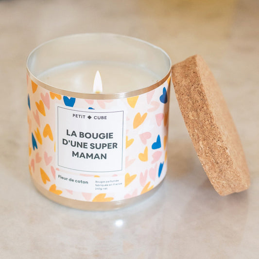 Bougie Fleur de Coton - La bougie d'une super maman