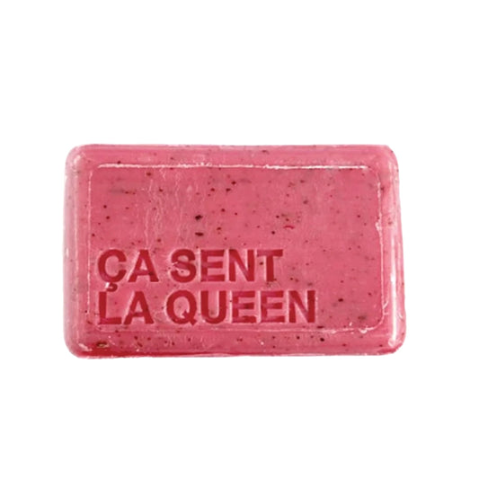 Savon artisanal à la vigne rouge, mousse douce au beurre de karité