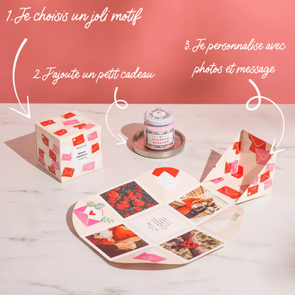 Motif coloré sur le Petit Cube, design original et surprenant.
