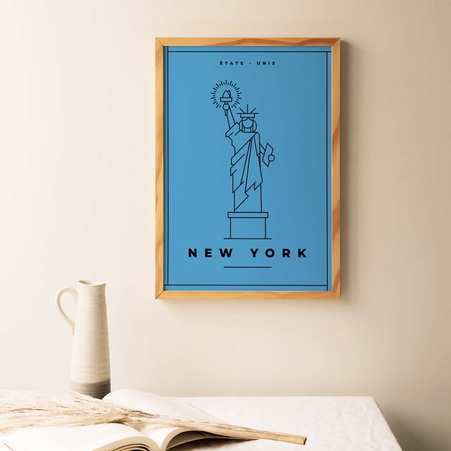 Affiche de voyage personnalisée