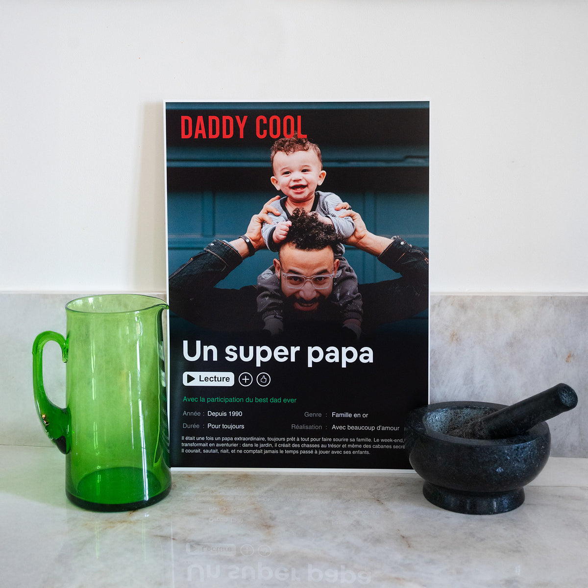 Affiche personnalisée avec design emblématique de film
