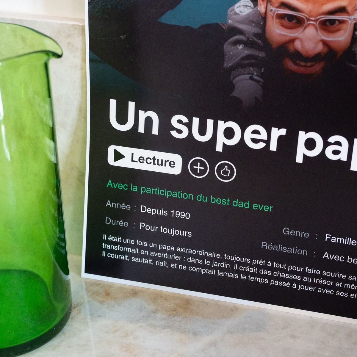 Affiche personnalisée avec design emblématique de film