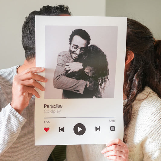 Affiche lecteur de musique - Petit Cube