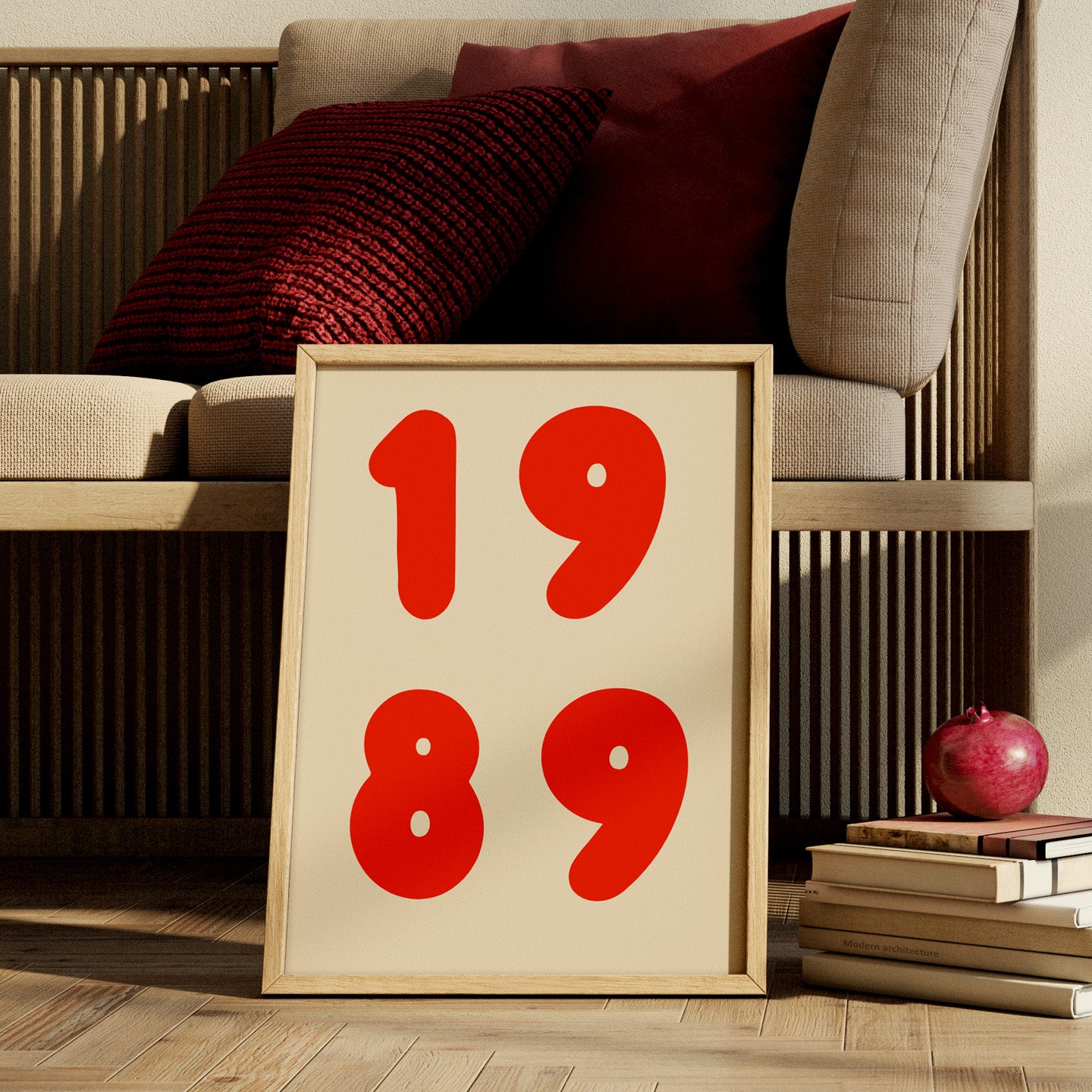 Affiche à personnaliser avec une année marquante