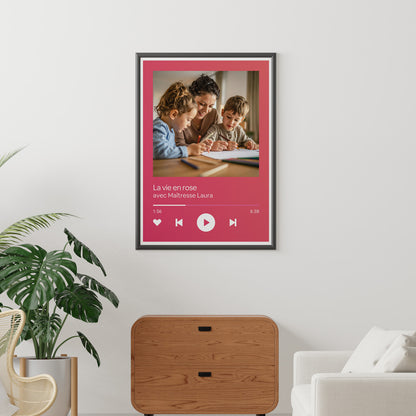 Affiche lecteur de musique