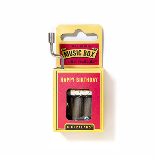 Caja de música feliz cumpleaños