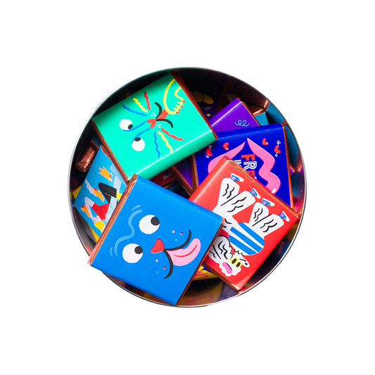 Boîte de bonbons personnalisés avec un design élégant