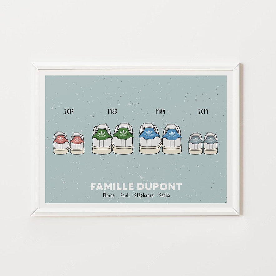 Affiche Famille Personnalisée -  France