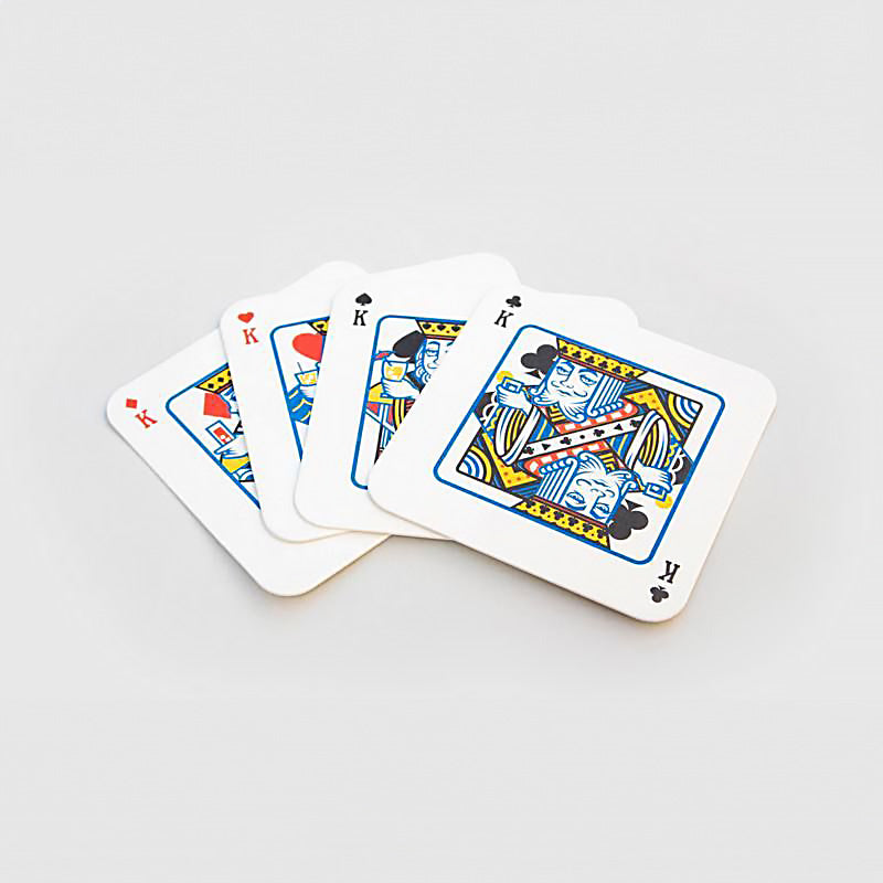 Dessous de verre cartes jouer 1