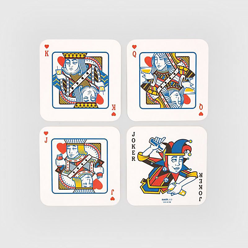 Dessous de verre cartes jouer 2