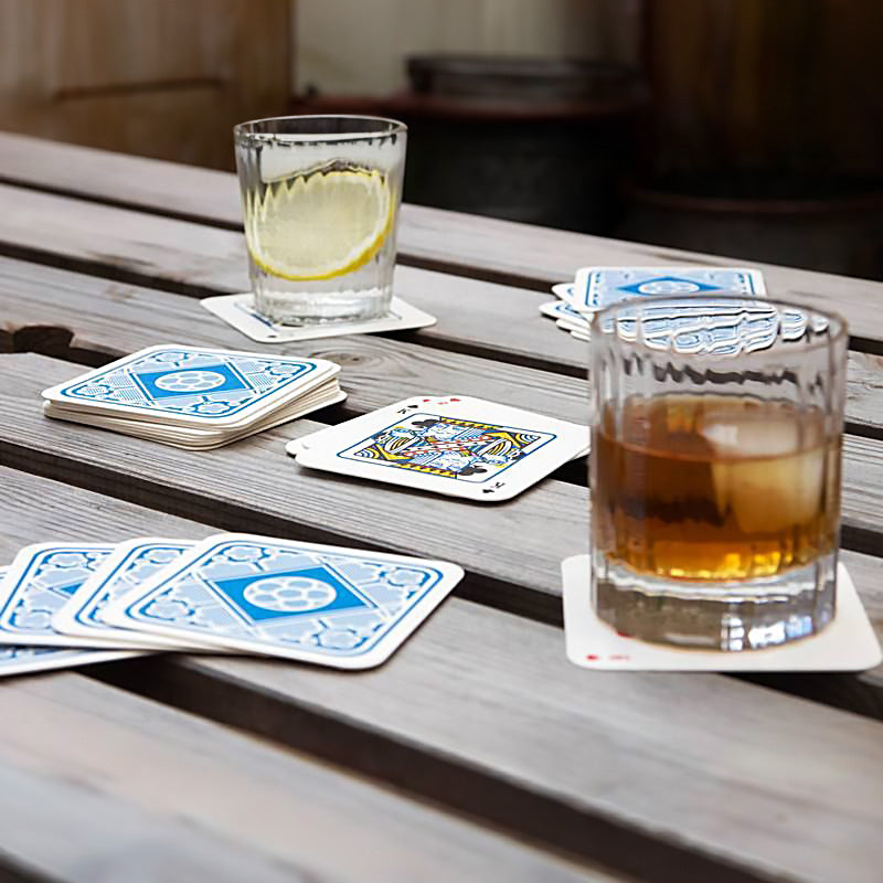 Dessous de verre cartes jouer 4