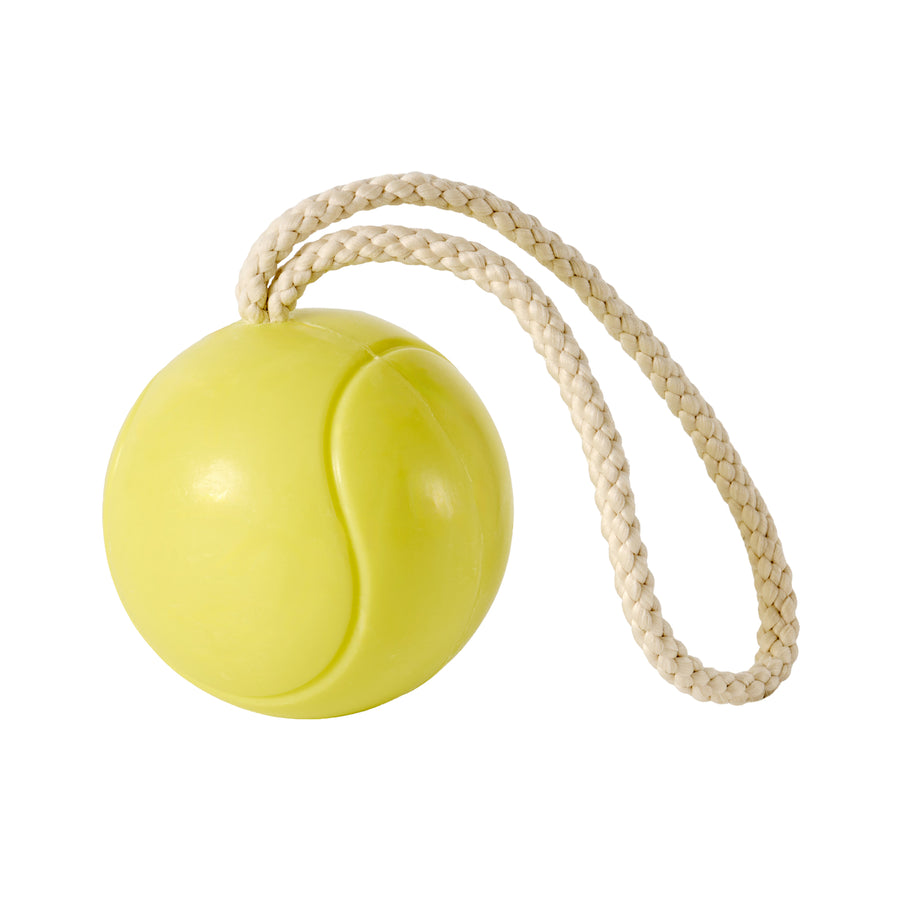 Savon en forme de balle de tennis avec corde, texture réaliste