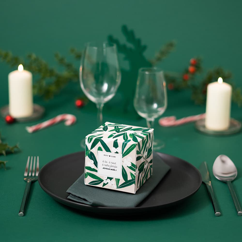 Idée cadeau de table de Noël – Petit Cube