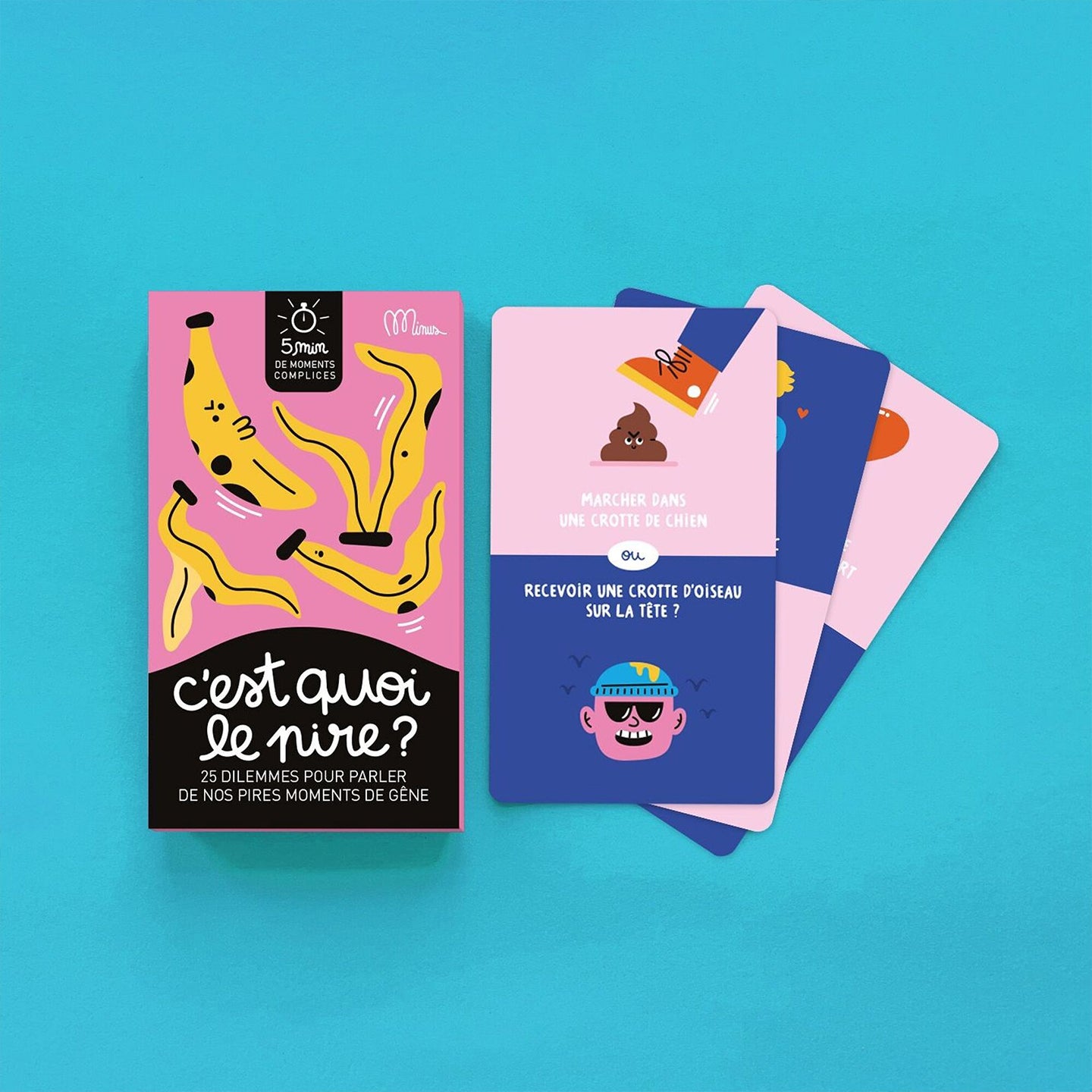 Jeu cartes quoi le pire minus 3