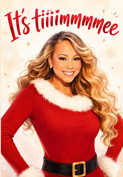 Carte personnalisée Mariah avec design moderne et élégant