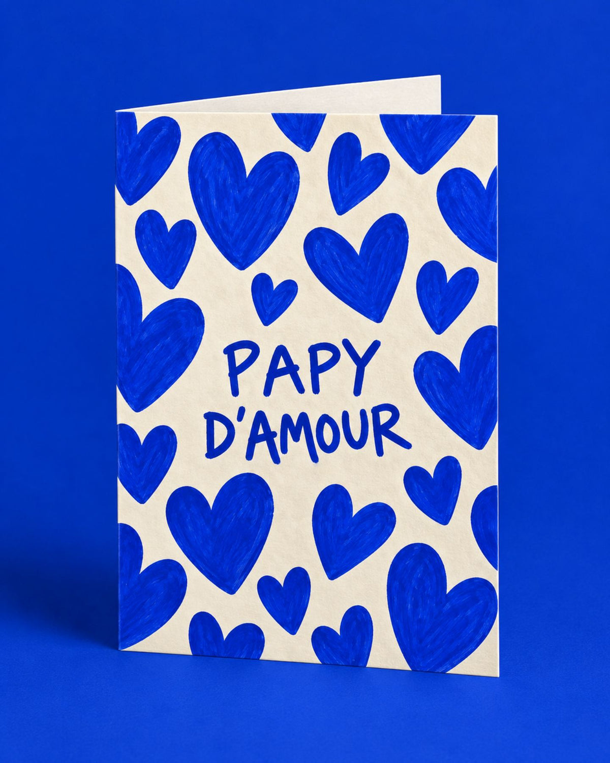 Carte personnalisée avec un design affectueux pour Papy