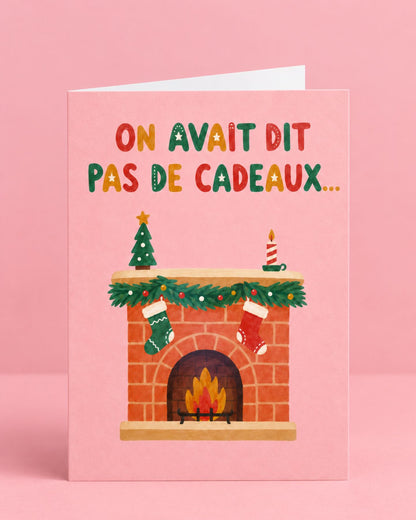 Carte de vœux avec message caché, design élégant