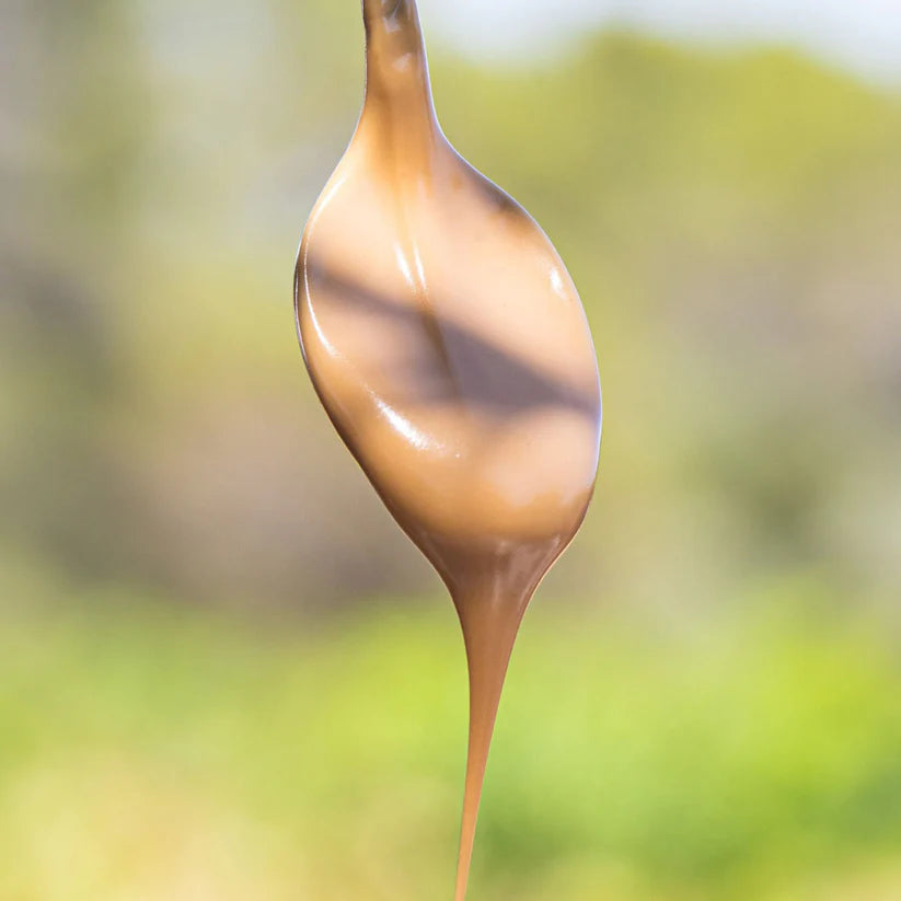 Pâte à tartiner noisette avec texture crémeuse et riche en noisettes