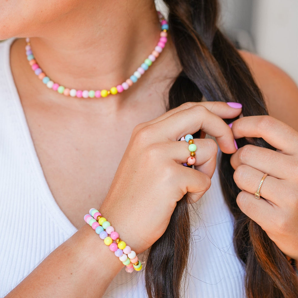 Kit Bracelet  Perles Multicolores – Petit Cube