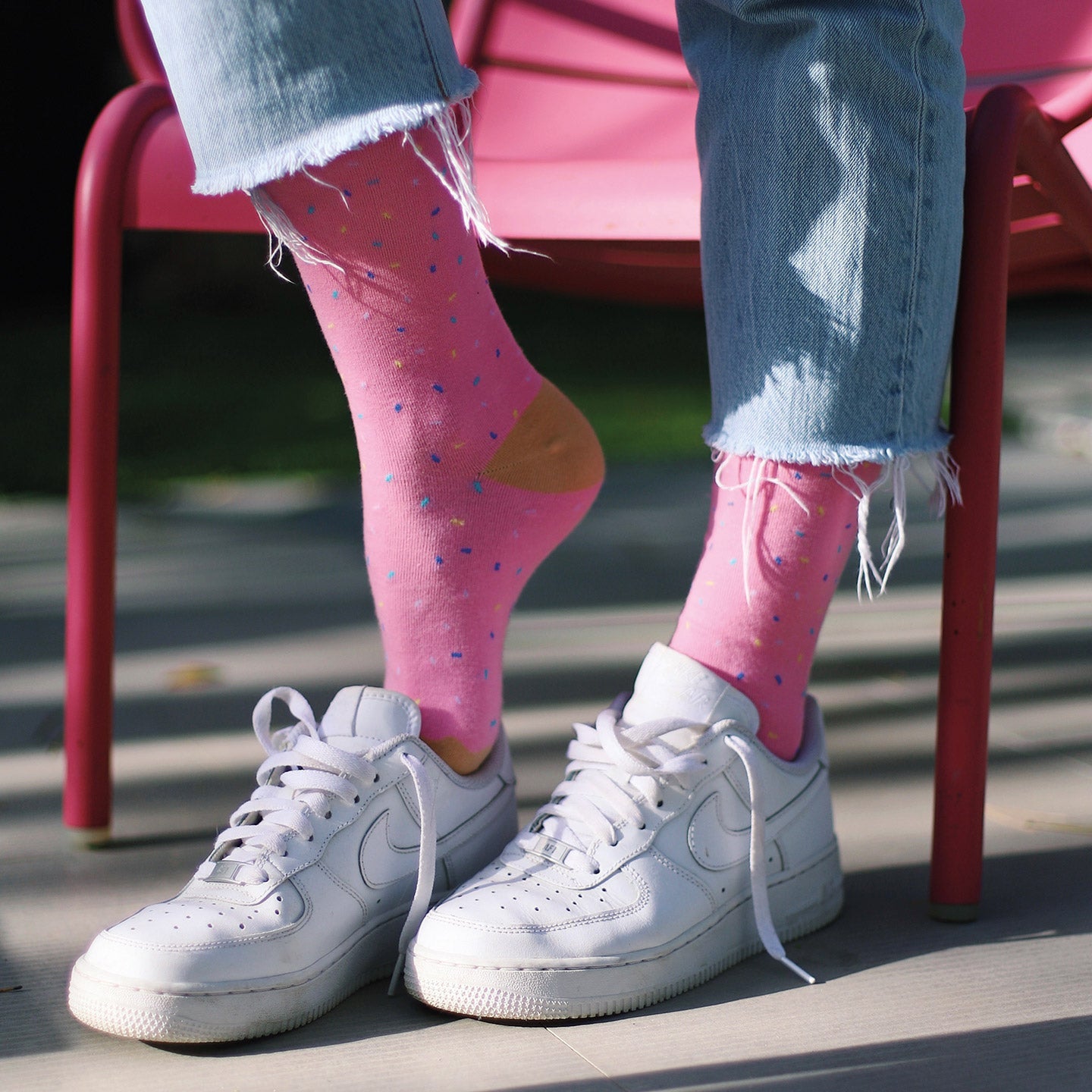 Chaussettes donuts - petit cube