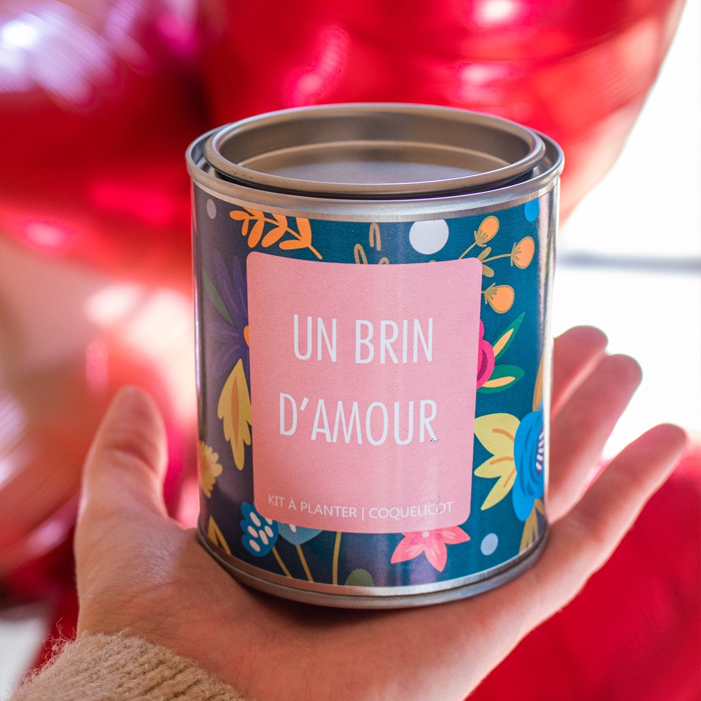 Kit à planter - un brin d'amour - petit cube