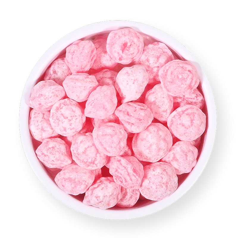 Boîte de bonbons à la rose avec étiquette personnalisée
