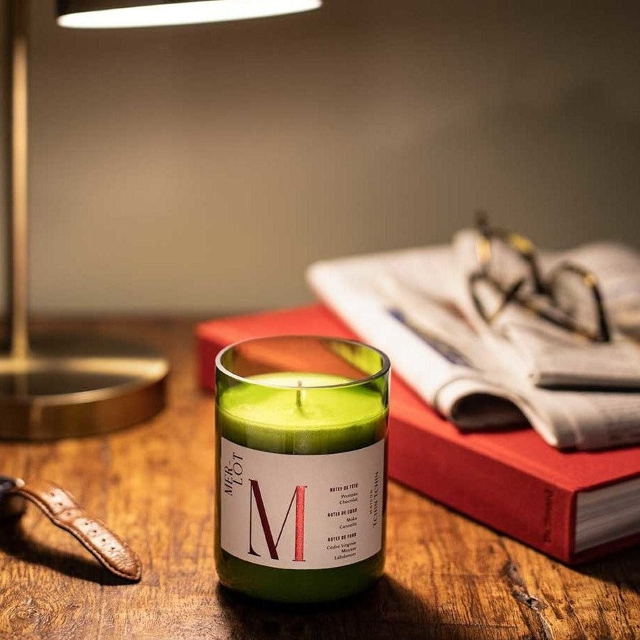 Bougie parfumée Cépage Merlot - Petit Cube
