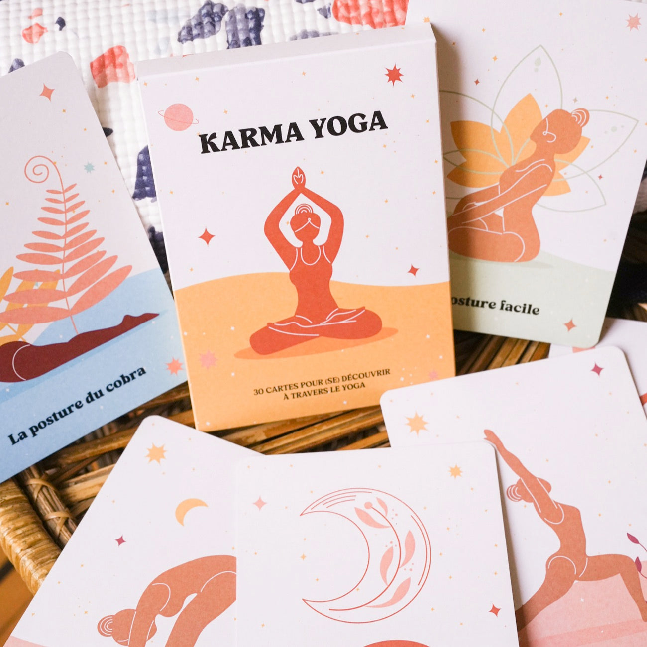 30 cartes pour apprendre le yoga - Petit Cube
