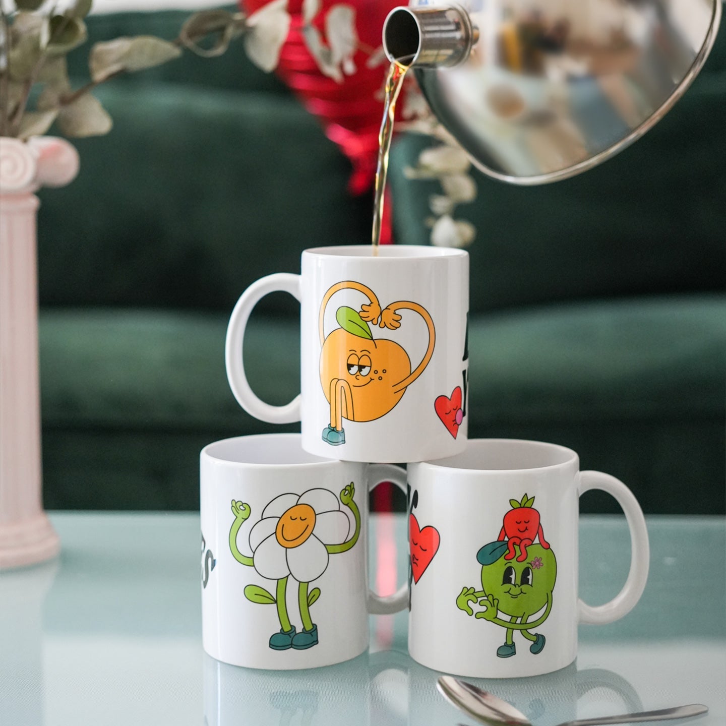 Un mug à message - petit cube - 1